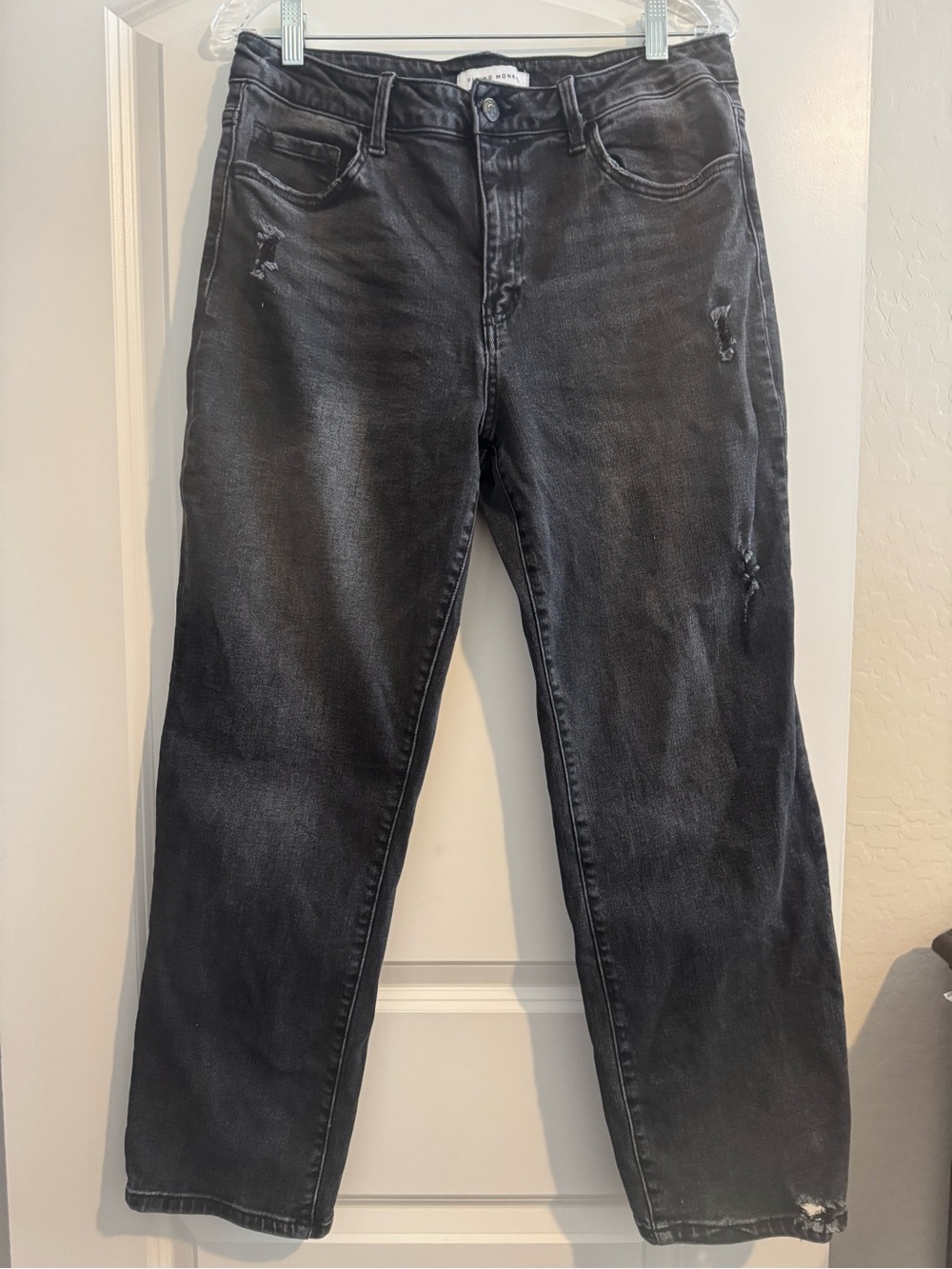 Flying Monkey Washed Black Denim Pants